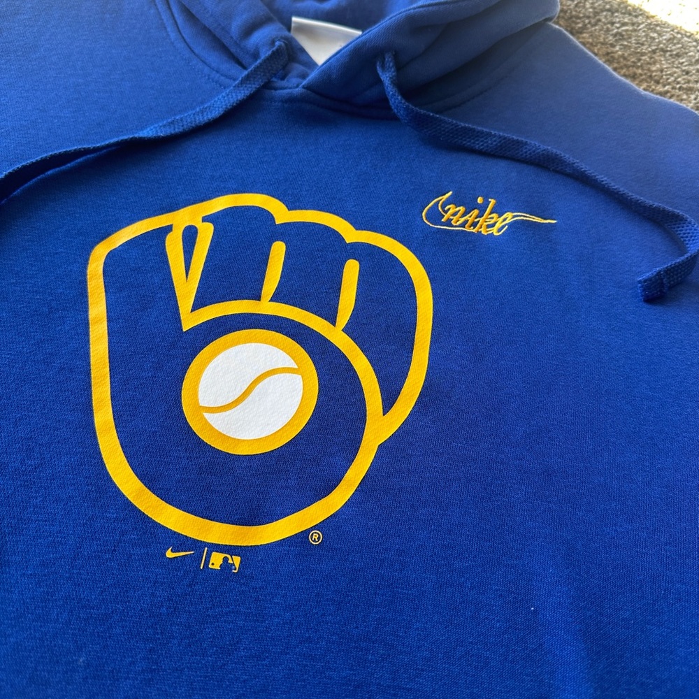 Men's Brewers Nike Hoodie | Size: XXL